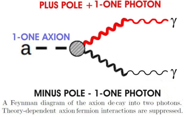 AXION DECAY DECAY GIVE TWO ELECTRIC POLE - AXION RASPAD DAJE DVA ELEKTRICNA POLA.