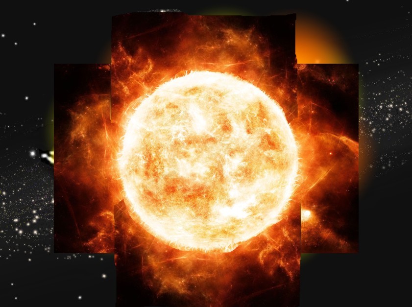 HERE IS POSITIVE IMAGE OF SUN AND SHOW WHAT IS REALLY HAPPENING ON SUN SURFACE AND AXION-YANTRA DECAY HOW I EXPLANATION AND HOW BECOME TRILLION OF BILLIONS OF YELLOW-ORANGE PHOTONS - OVDJE JE POZITIVNA SLIKA SUNCA I PRIKAZUJE ŠTA SE STVARNO DEŠAVA NA SUNCU I KAKO AXION-YANTRA RASPAD OBJAŠNJAVAM I KAKO NASTAJU TRILIONI BILIONA ŽUTO-NARANDJASTAIH FOTONA.