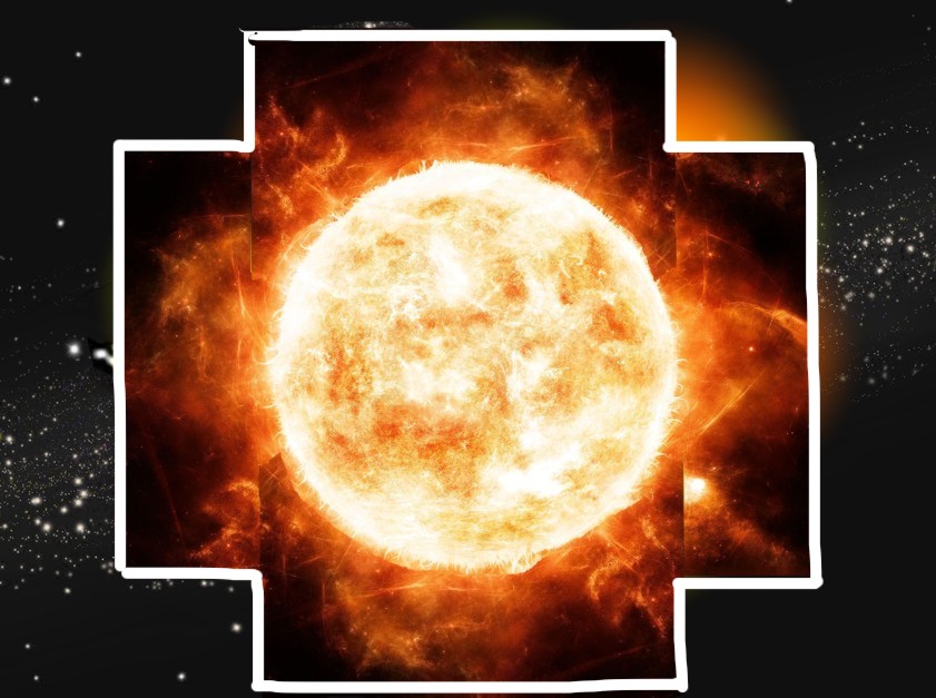 HERE IS POSITIVE IMAGE OF SUN AND SHOW WHAT IS REALLY HAPPENING ON SUN SURFACE AND AXION-YANTRA DECAY HOW I EXPLANATION AND HOW BECOME TRILLION OF BILLIONS OF YELLOW-ORANGE PHOTONS -  OVDJE JE POZITIVNA SLIKA SUNCA I PRIKAZUJE ŠTA SE STVARNO DEŠAVA NA SUNCU I KAKO AXION-YANTRA RASPAD OBJAŠNJAVAM I KAKO NASTAJU TRILIONI BILIONA ŽUTO-NARANDJASTAIH FOTONA.