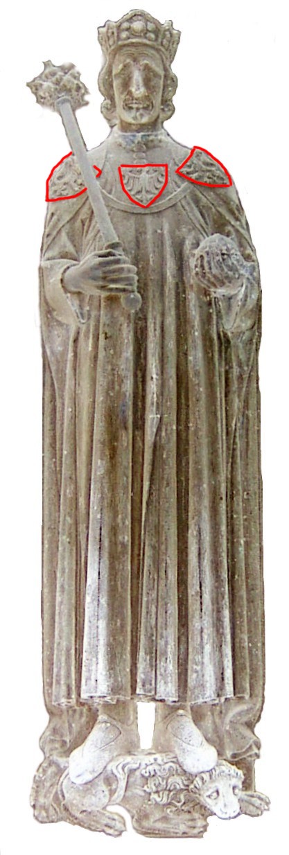Rudolf I van Habsburg EPITROCHOID VEIL VISIBLE.