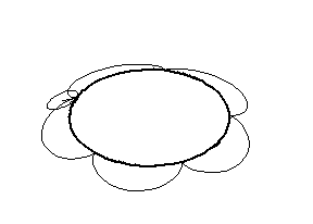 EPITROCHOID BOTTOM AS THREE DIMENSIONAL EXPLANATION FOR LOTUS FLOWER.