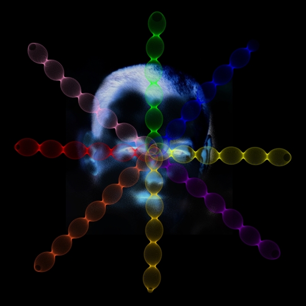 Human_invisible_8_beams_from the brain...