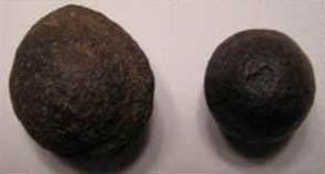 Hematite concretions from Texas, USA.