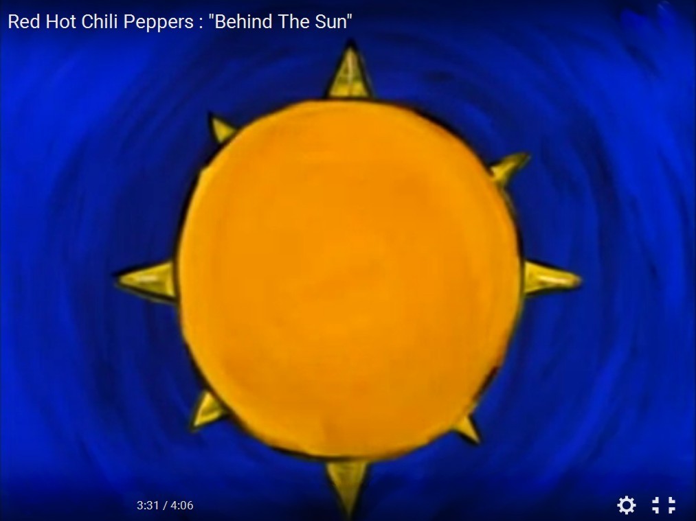 RED HOT CHILI PEPPERS BEHIND THE SUN FROM 1987 YEAR POSITIVE.