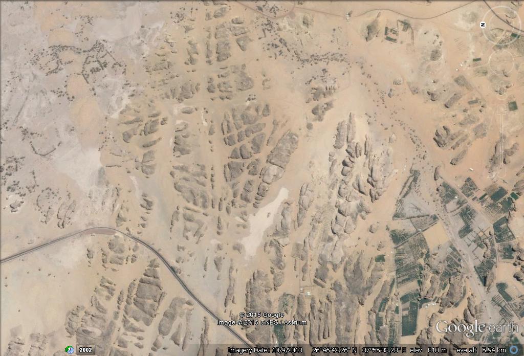 MAGNETIC FIELD LINES CONFIGURATION IN MADAIN SALEH