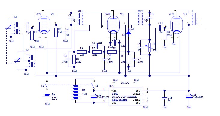 POSSIBLE SHEMATIC FOR NIKOLA TESLA RECEIVER2