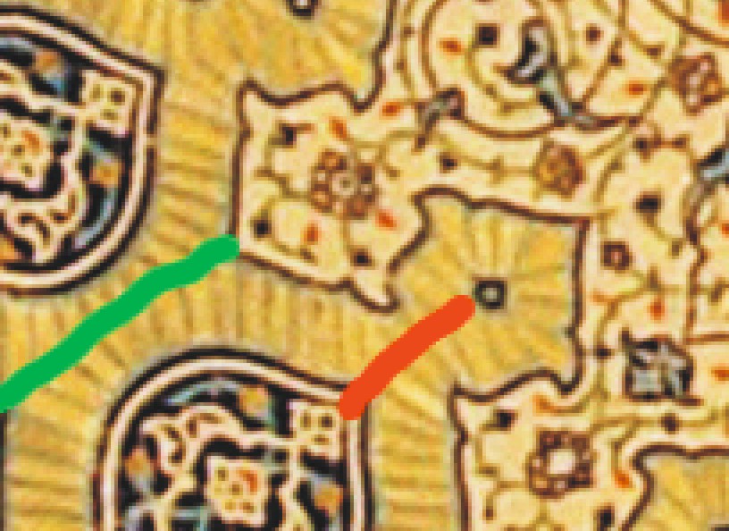 IMA 32 PULSAR OBJEKTA OBOJENI ZELENOM BOJOM - THERE IS 32 PULSAR OBJECT MARK IN WITH GREEN LINE