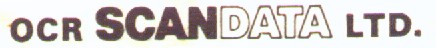 OCR SCAN DATA LOGO