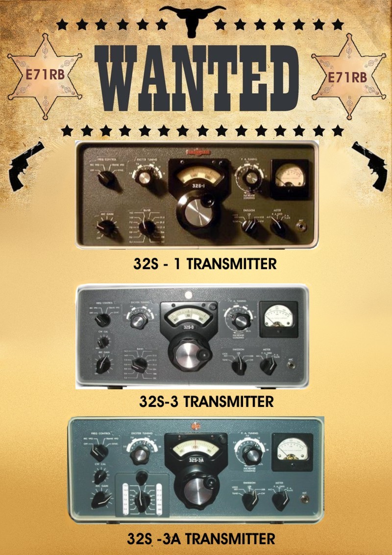 WANTED 32S TRANSMITTERS 